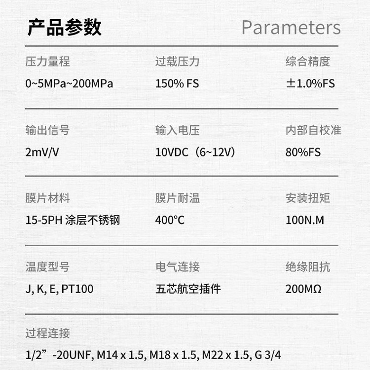 壓力傳感器模塊